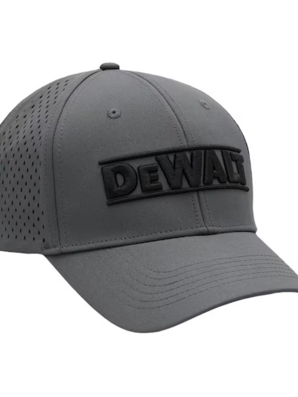 DeWalt Grey Perforated Adjustable Baseball Cap